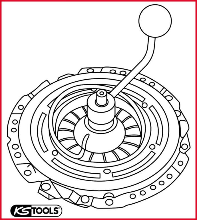 Outils de montage et démontage embrayage KS TOOLS ref. 150.2434