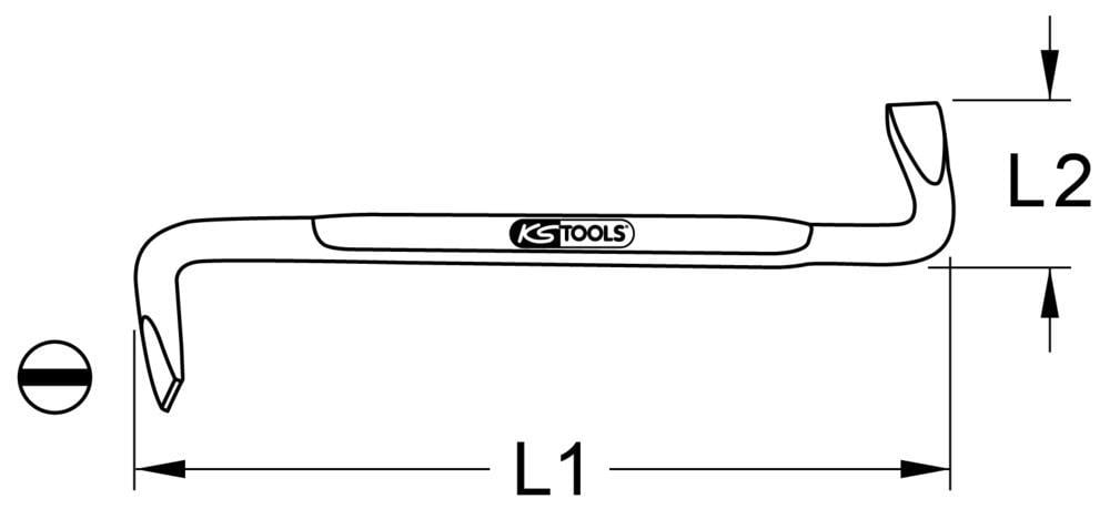 Clé mâle KS TOOLS 151.2674