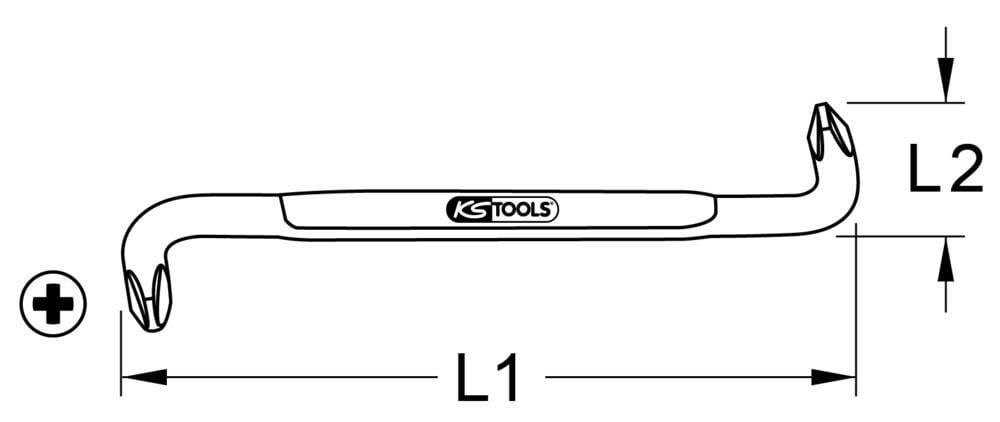 Clé mâle KS TOOLS 151.2682