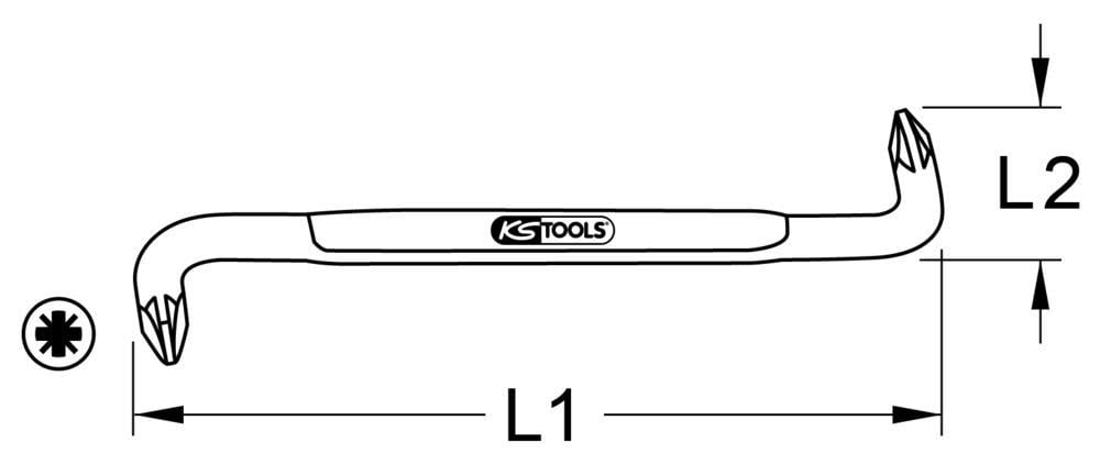 Clé mâle KS TOOLS 151.2683