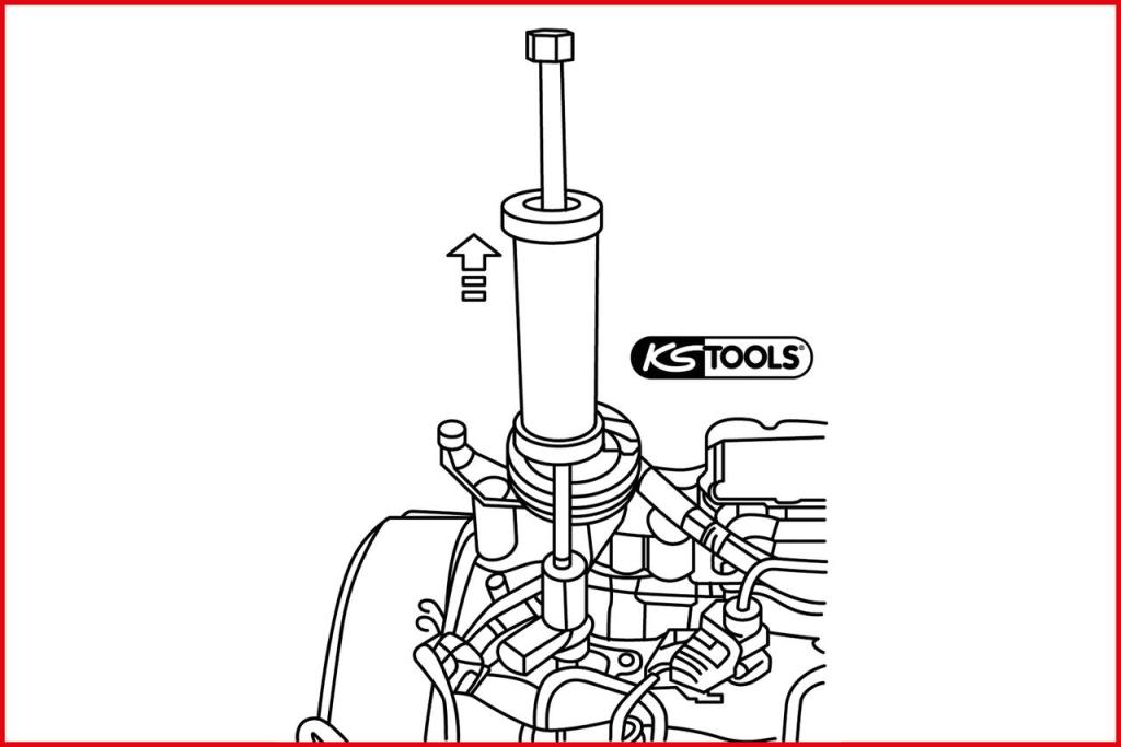 Coffret d'extraction injecteurs KS TOOLS ref. 152.1350