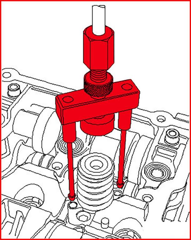 Coffret d'extraction injecteurs KS TOOLS ref. 152.1350
