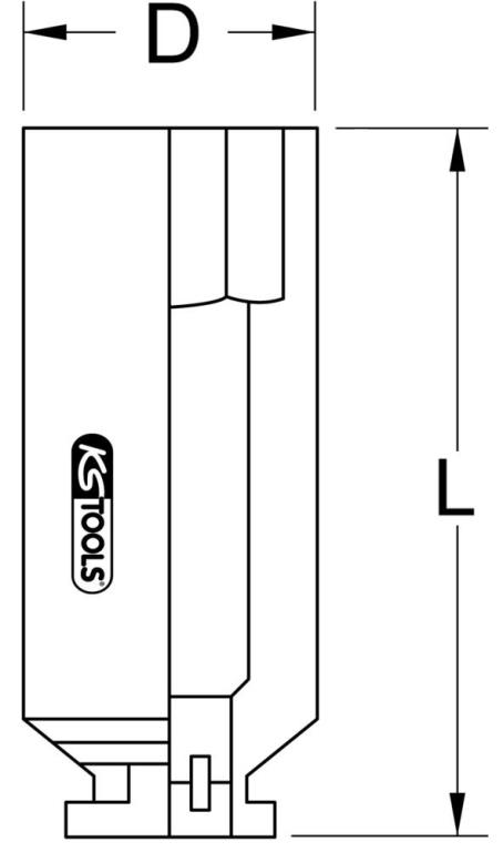 Extracteur d'injecteur KS TOOLS ref. 152.1397