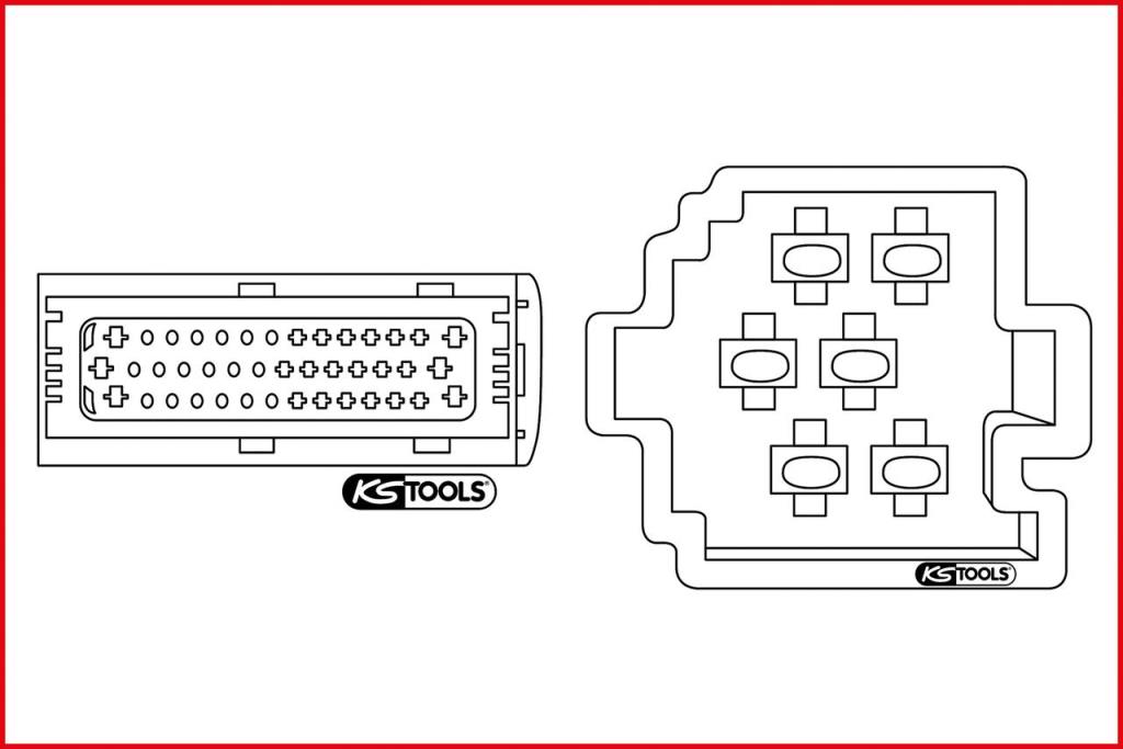 Extracteur de cosses KS TOOLS ref. 154.0012