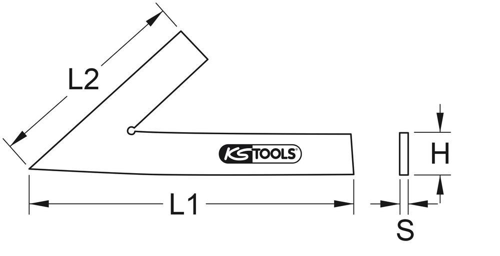 Equerre KS TOOLS ref. 300.0224