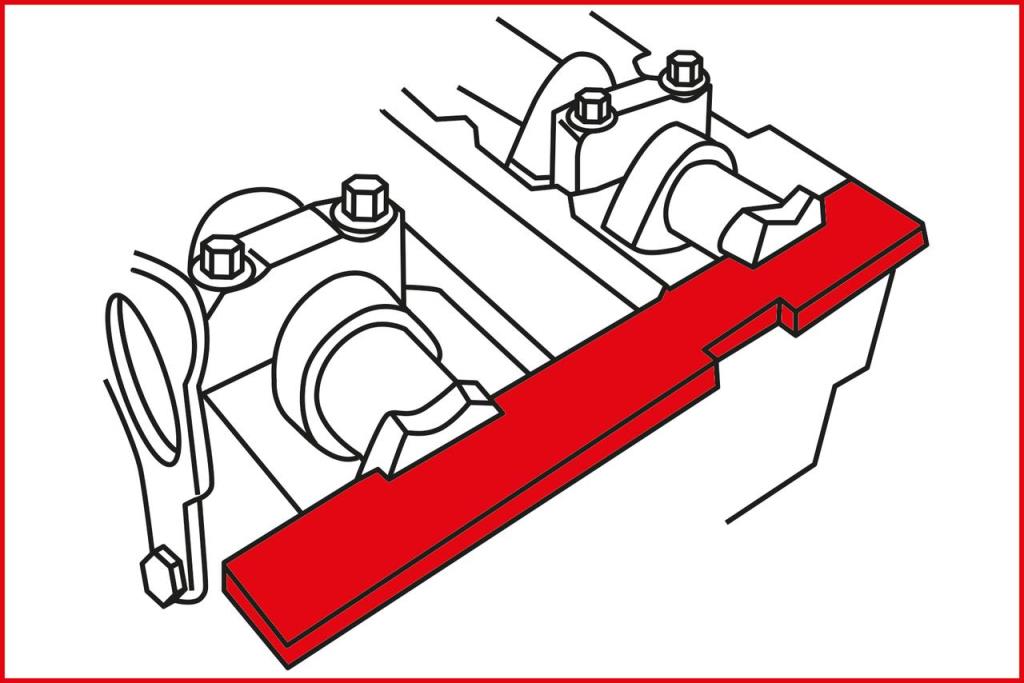 Coffret de calage (Outils de calage moteur) KS TOOLS ref. 400.1525