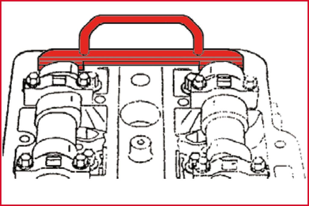 Coffret de calage (Outils de calage moteur) KS TOOLS ref. 400.1575