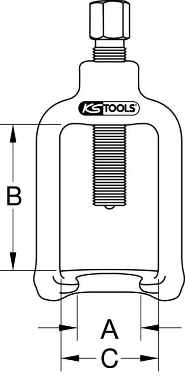 Extracteur de rotule (Arrache rotule) KS TOOLS ref. 450.0075