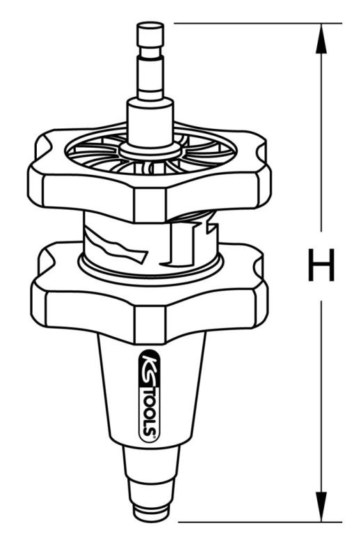 Testeur circuit de refroidissement KS TOOLS 455.0144
