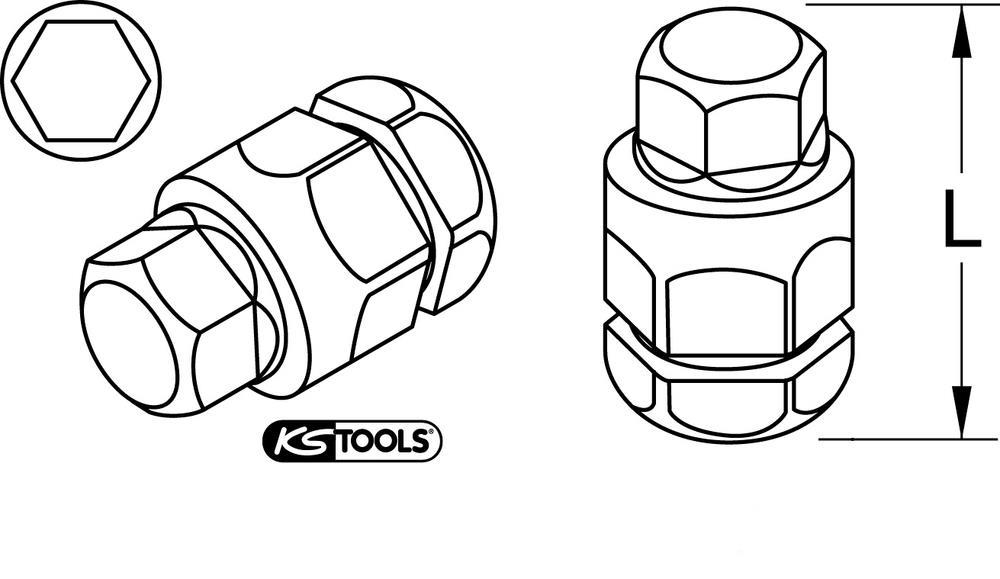 Clé polygonale à cliquet KS TOOLS 503.8131
