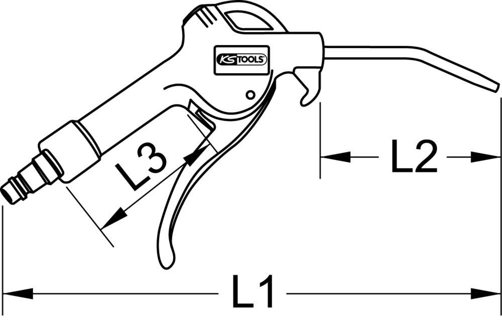 Soufflette KS TOOLS 515.1904