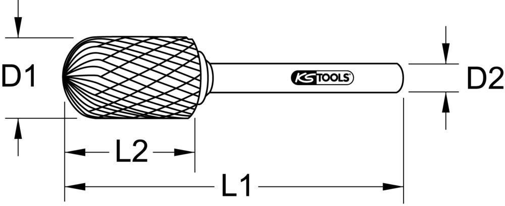 Fraise pour défonceuse KS TOOLS 515.3245