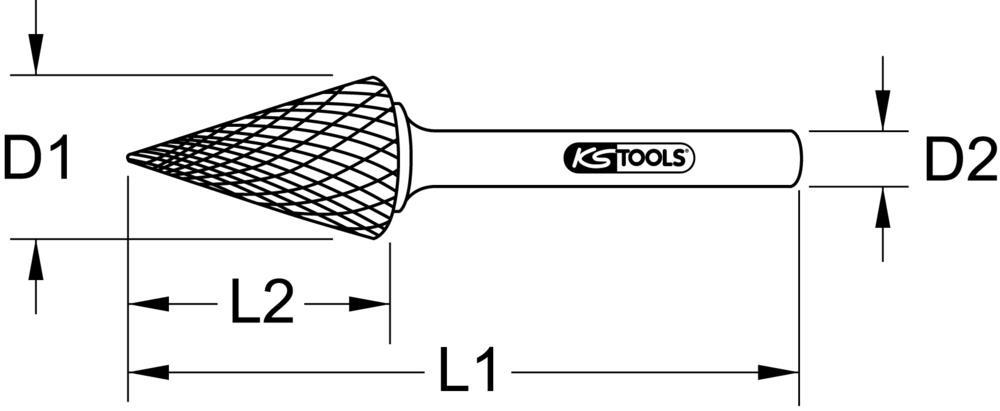 Fraise pour défonceuse KS TOOLS 515.3274