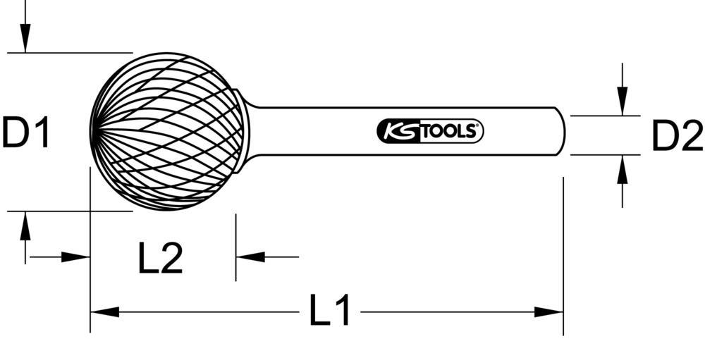 Fraise pour défonceuse KS TOOLS 515.3286