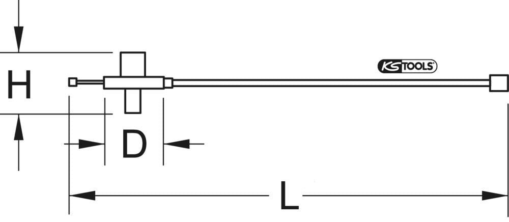 Clé de serrage angulaire KS TOOLS ref. 516.1195