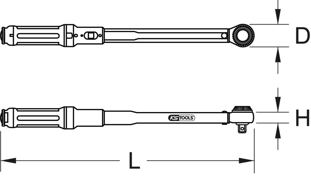 Clé dynamométrique KS TOOLS ref. 516.1422