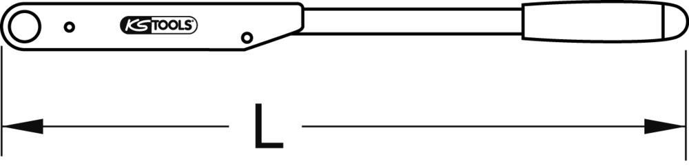 Clé dynamométrique KS TOOLS 516.3525
