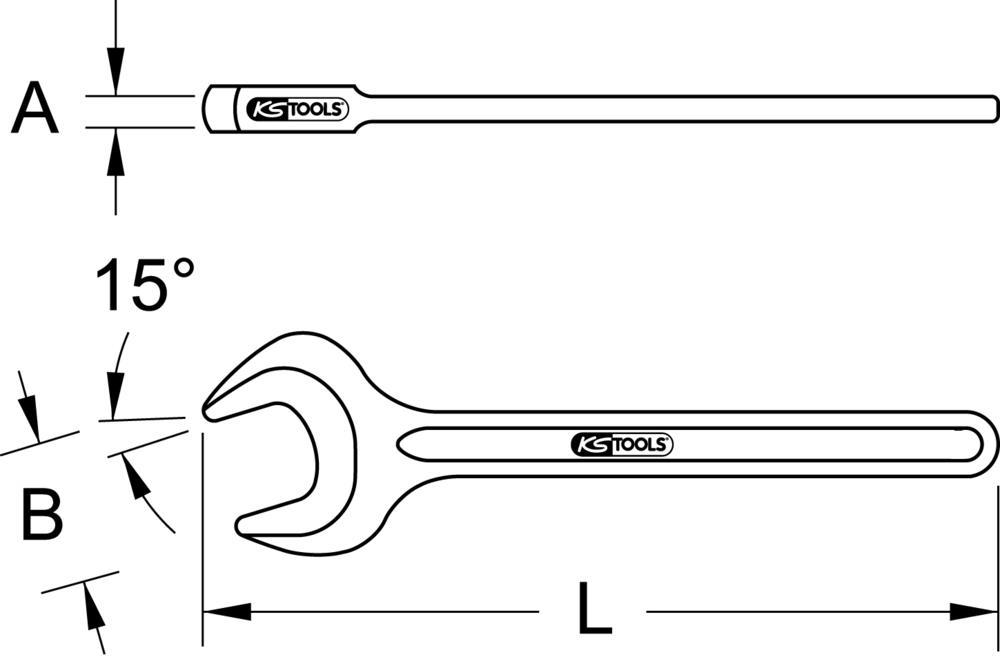 Clé KS TOOLS 517.2507