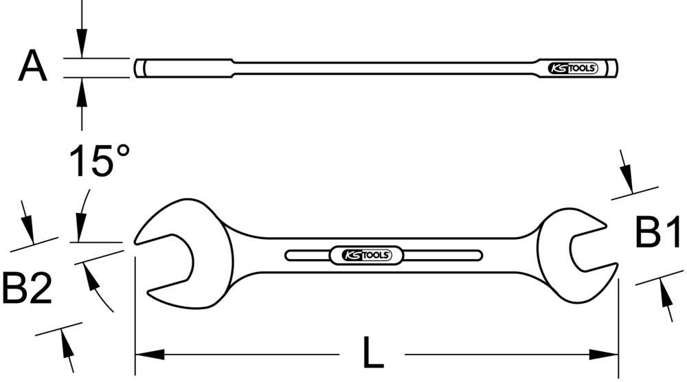 Clé KS TOOLS 517.0787