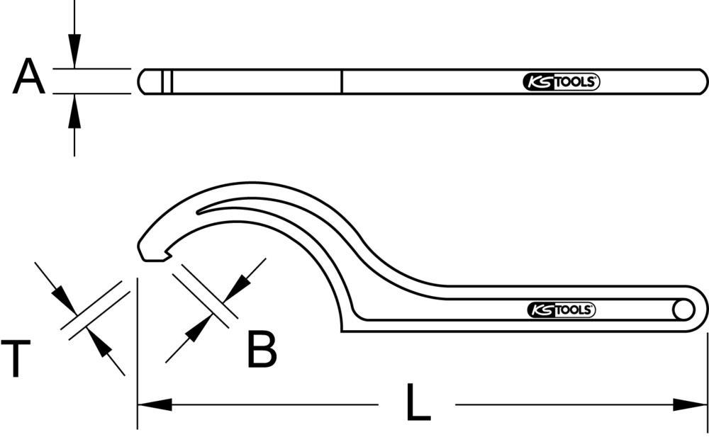 Clé KS TOOLS 517.2372