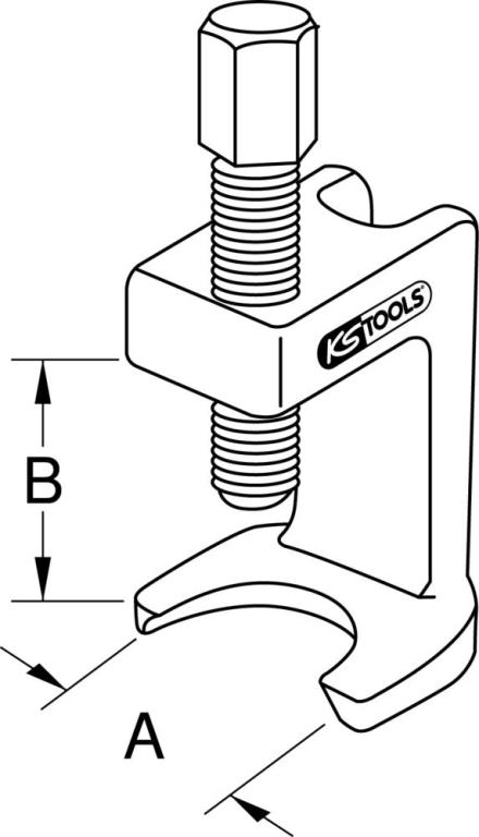 Extracteur de rotule (Arrache rotule) KS TOOLS ref. 670.0061