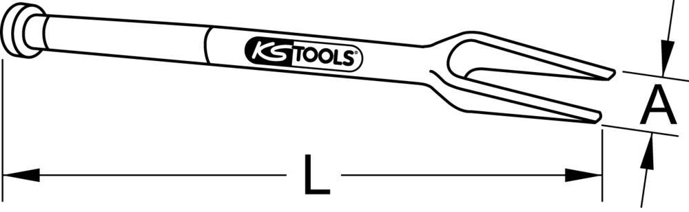 Extracteur de rotule (Arrache rotule) KS TOOLS ref. 670.0091
