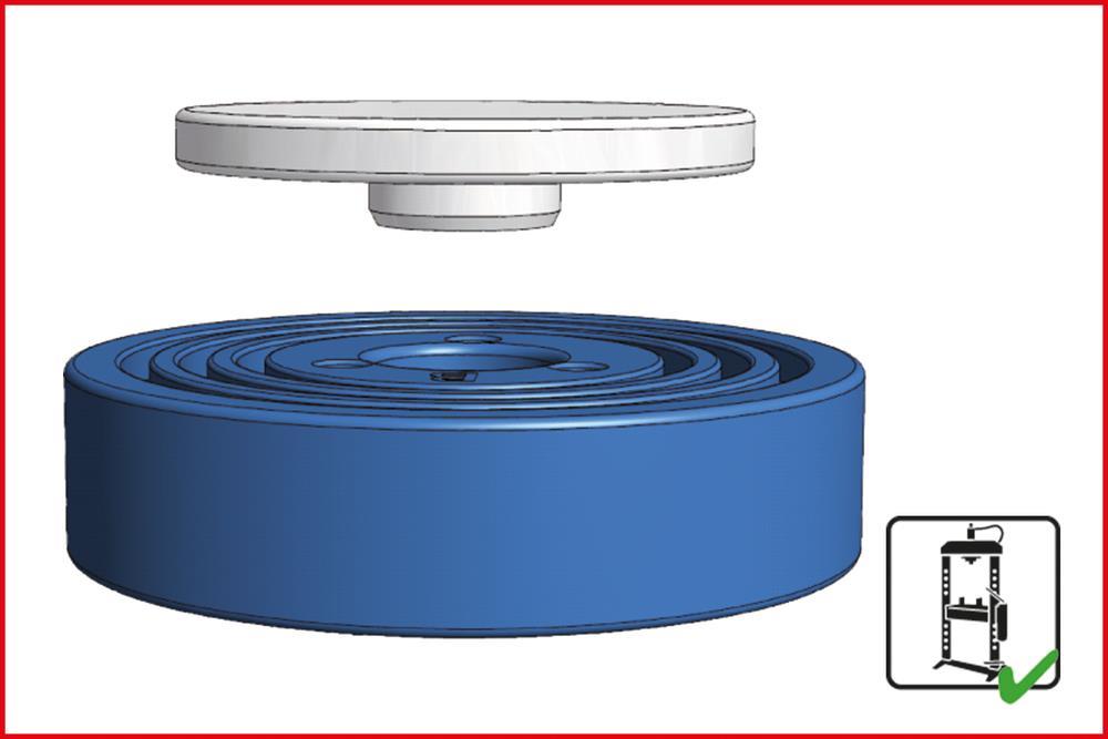 Coffret extracteurs moyeux et roulements KS TOOLS ref. 700.1550
