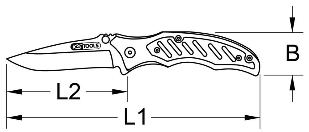 Couteau KS TOOLS 907.2105