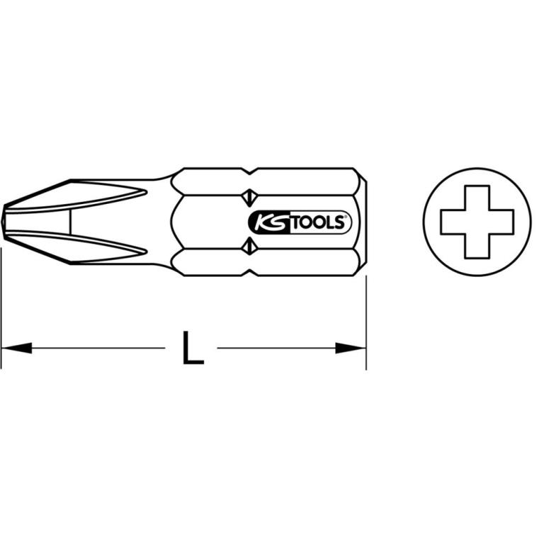 Embouts de vissage KS TOOLS 911.2208