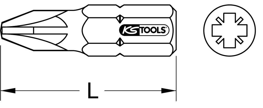 Embouts de vissage KS TOOLS 911.2220