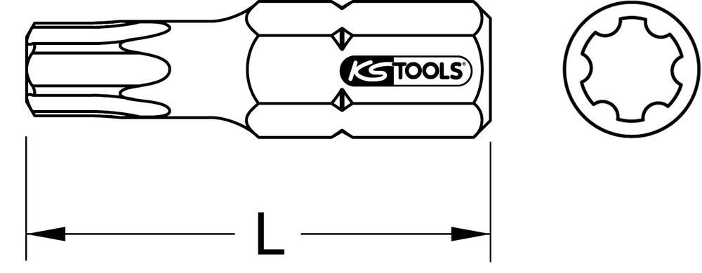 Embouts Torx KS TOOLS 911.3240