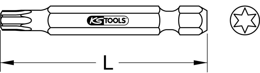Embouts Torx KS TOOLS 911.3380