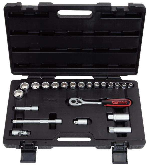 Coffret cliquets et douilles 3/8" KS TOOLS ref. 911.3995