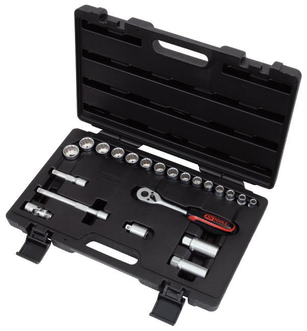 Coffret cliquets et douilles 3/8" KS TOOLS ref. 911.3995