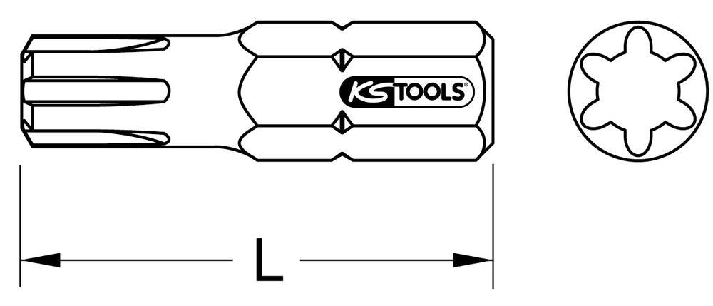 Embouts de vissage KS TOOLS 911.5165