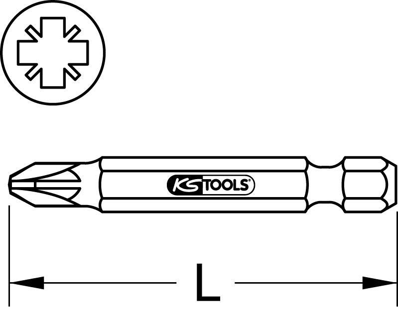 Embouts de vissage KS TOOLS 911.7727