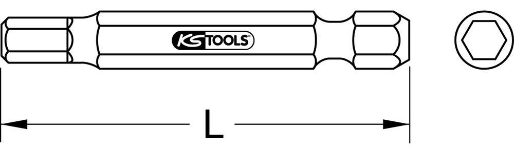 Embout de vissage KS TOOLS 911.7558