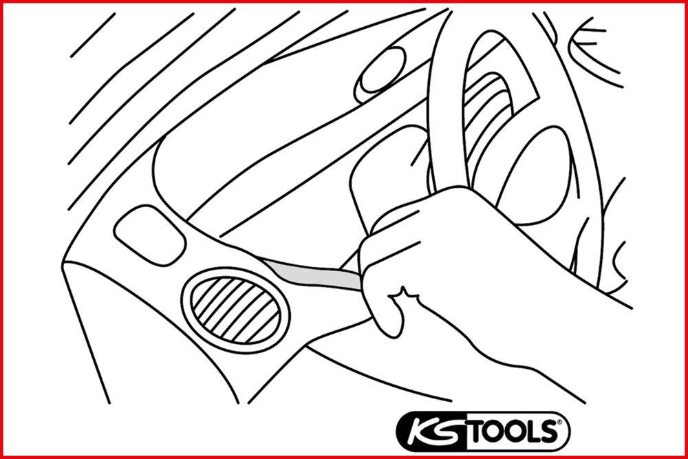 Jeu de pinces levier KS TOOLS 911.8120