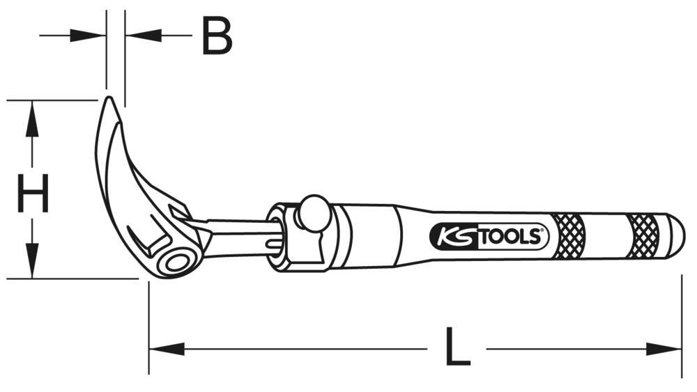 Outils de redressage carrosserie KS TOOLS ref. 911.8186