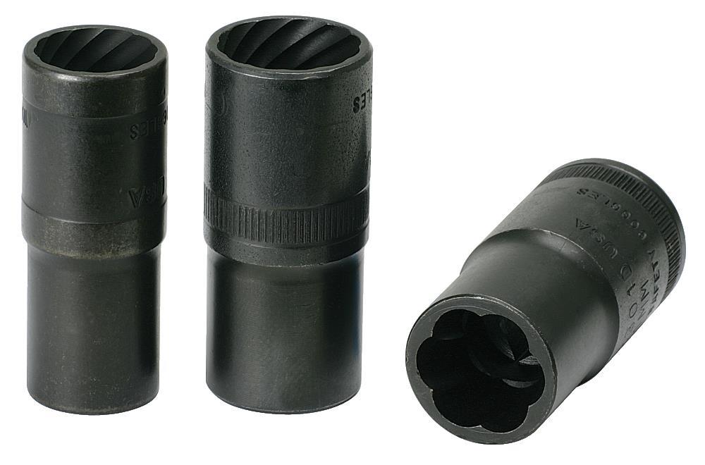 Coffret de douilles 1/2 extraction goujons roues antivol KS TOOLS ref. 913.1270