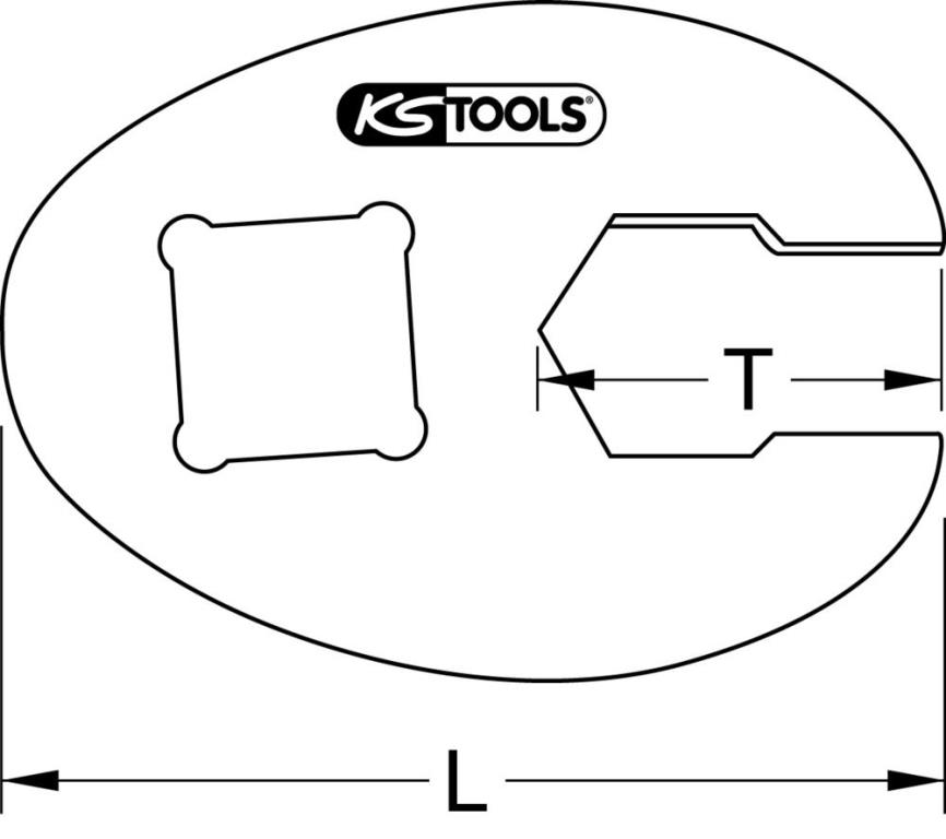 Clé KS TOOLS 913.3813