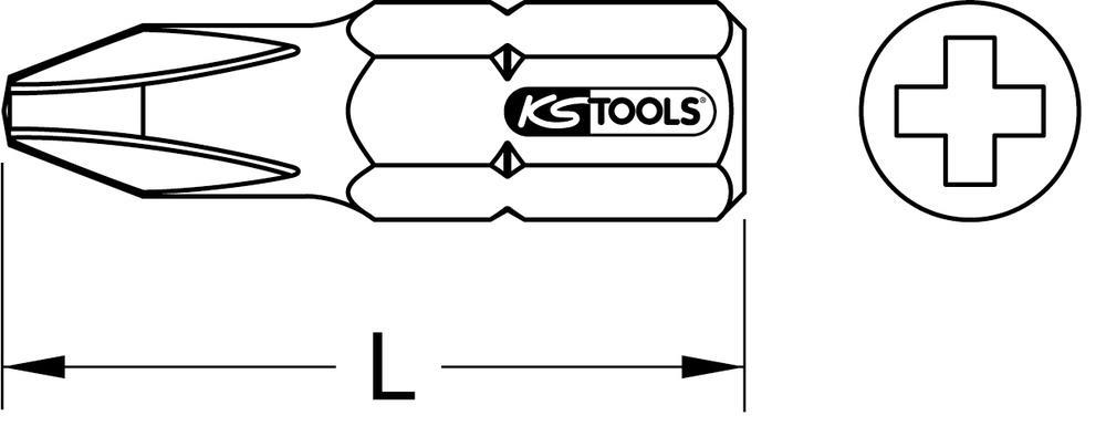 Embouts de vissage KS TOOLS 918.3111