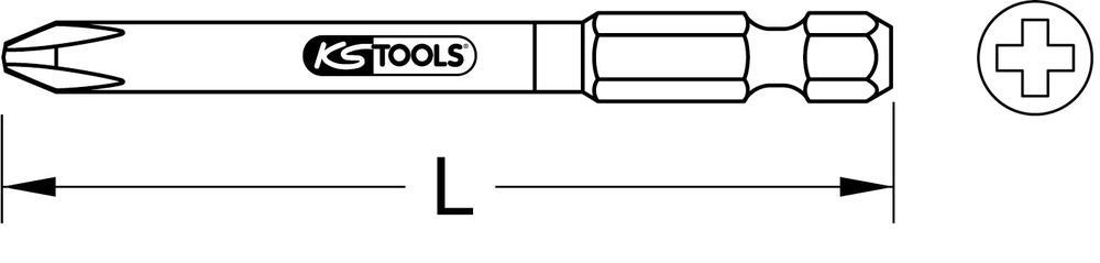Embouts de vissage KS TOOLS 918.3156