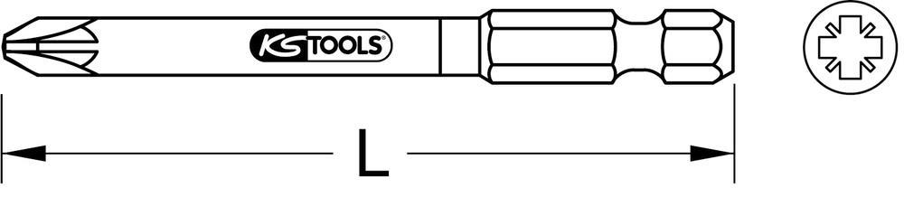 Embouts de vissage KS TOOLS 918.3261