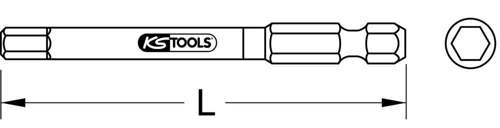 Embouts de vissage KS TOOLS 918.3466