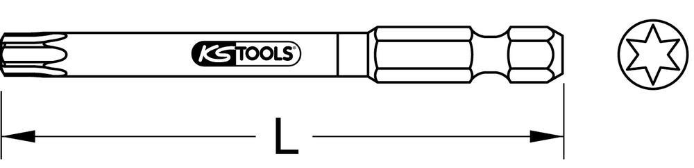 Embouts Torx KS TOOLS 918.3561
