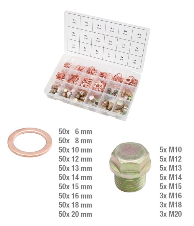 Coffret outils pour vidange KS TOOLS 970.0200