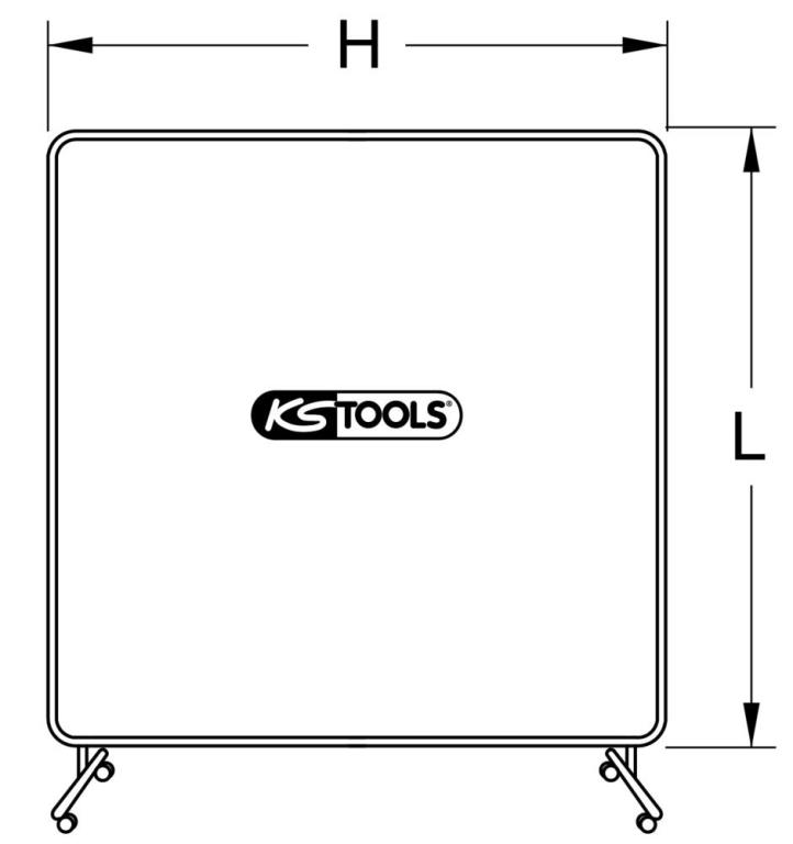 Protection du soudeur KS TOOLS 985.7026