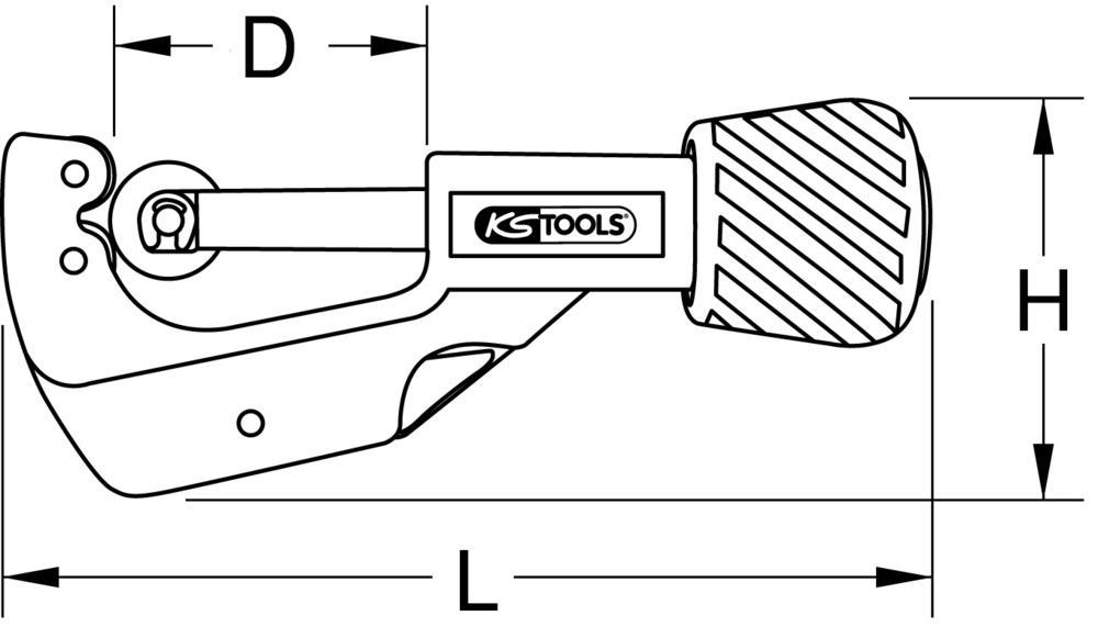  Coupe-tube KS TOOLS 103.1000