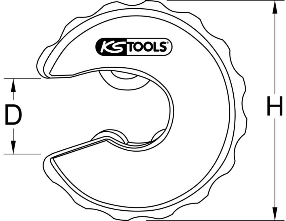  Coupe-tube KS TOOLS 104.2015
